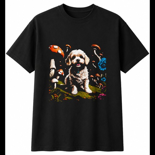 Cavachon with mushrooms - cavachon,
