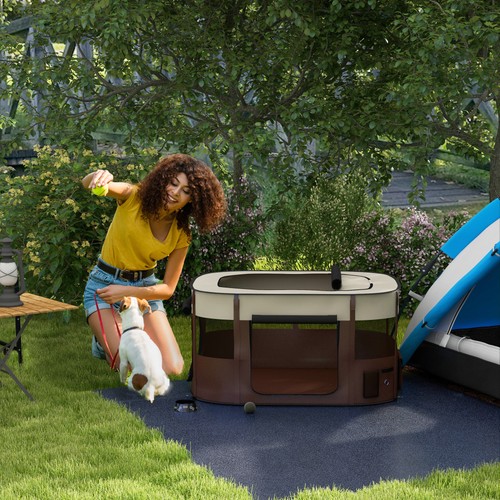 Foldable dog pen storage - foldable,