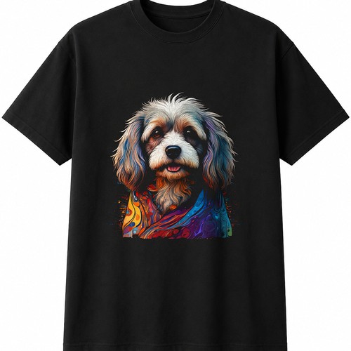Detailed cavachon dog lover - detailed,