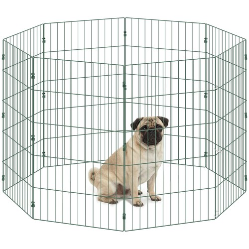 Pawhut panel pet - pen,, dog