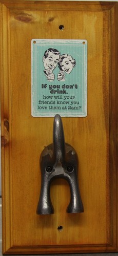 Solid wood hanging - hanging, plague