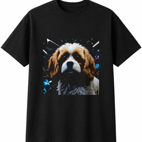 Cavachon dark fantasy - fantasy, dog