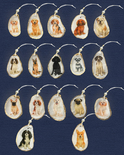 Dog portrait ornament - 🐶, –
