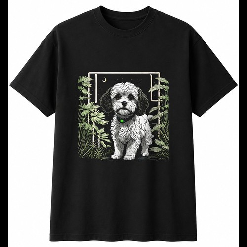 Cavachon botanical dog - botanical,