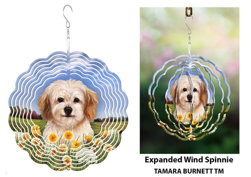 Cavachon wind spinner - cavachon,