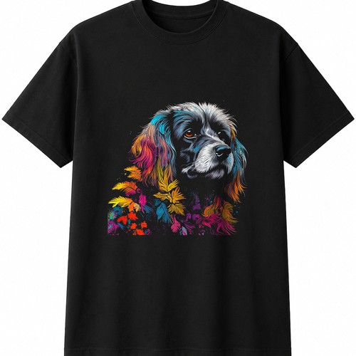 Cavachon psychedelic dog lover - cavachon,