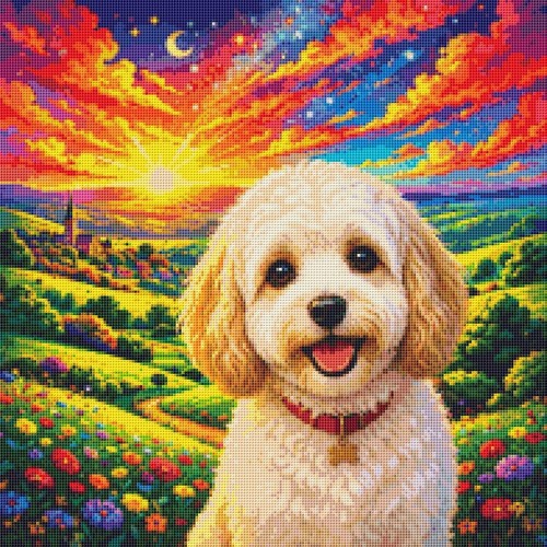 Cavachon puppy dog - puppy, dog:
