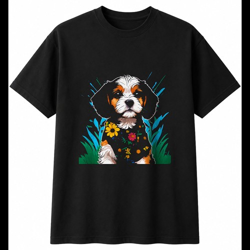 Anime cavachon with - anime,