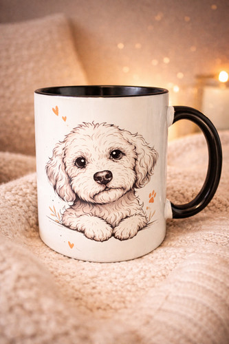 Cavachon puppy mug cute - cavachon, dog