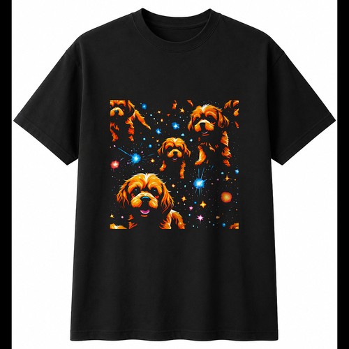 Cavachon under the stars - the,