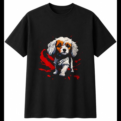 Anime cavachon torn - cavachon, dog