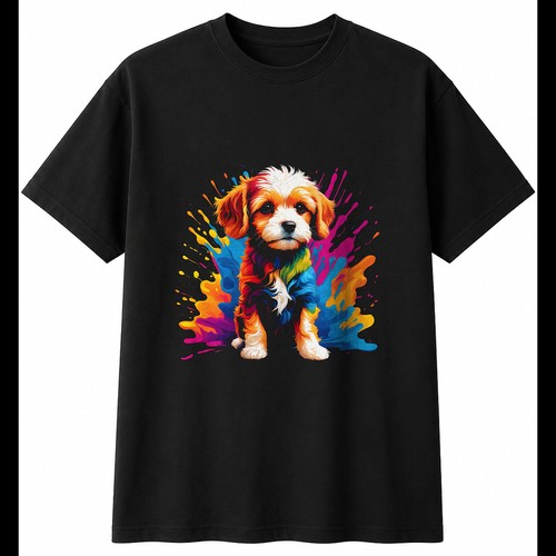 Psychedelic cavachon torn - cavachon,